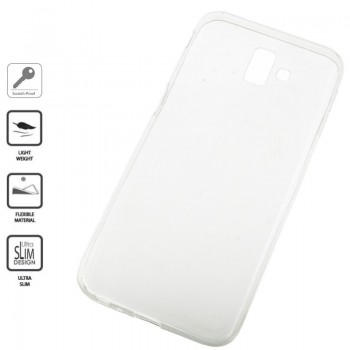 Permatomas silikoninis dėkliukas 1.0 mm. (GALAXY J6 PLUS 2018)